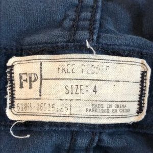Free People Dresses - Free people Navy blue corduroy overall dress Free People Dresses - Free people Navy blue corduroy overall dress